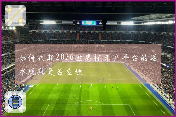 如何判断2026世界杯开户平台的返水规则是否合理